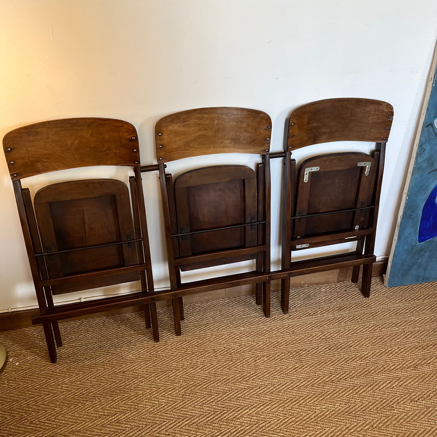 Old cinema bench circa 1940