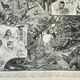 Old engraving 1898, America, tribe, fauna and flora • Original and vintage lithograph