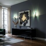 Artemide Icaro wall sconces Carlo Forcolini post-modern design 1980s