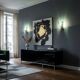 Artemide Icaro wall sconces Carlo Forcolini post-modern design 1980s