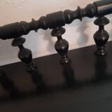 4-shelf turned wood shelf