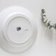 Round dish and flat Terre de Fer, Saint Amandinoise, 1930