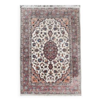 Jihangir oriental rug - wool and silk: 1.82 X 1.26 meters - quality: wool and silk on cotton weft