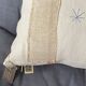 Cushion in old canvas Kilim style