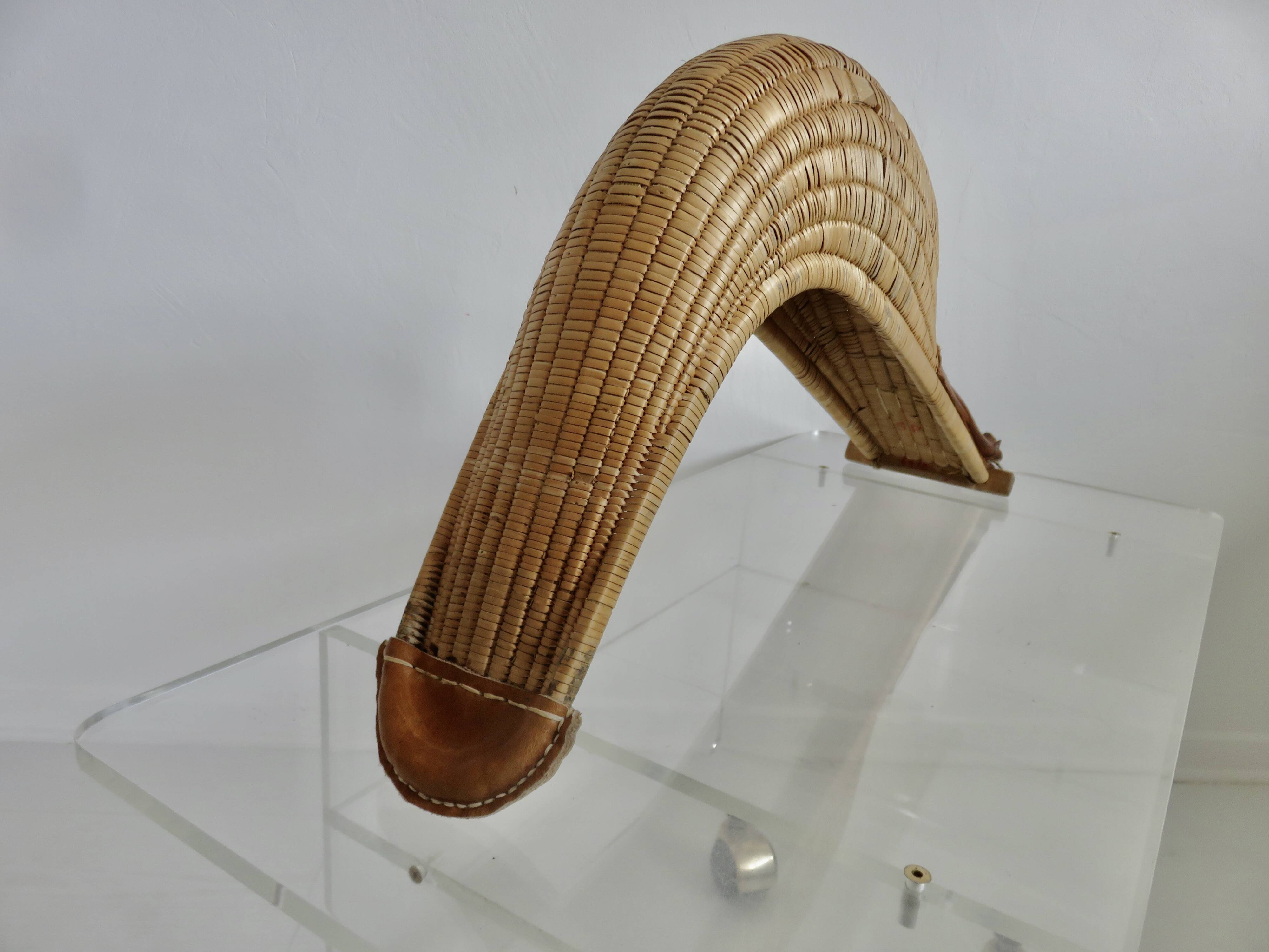 Old chistera large glove, 64cm, Basque pelota, Basque country, jai alai, cesta Punta.