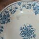 5 old flat plates in Sarreguemines ironstone