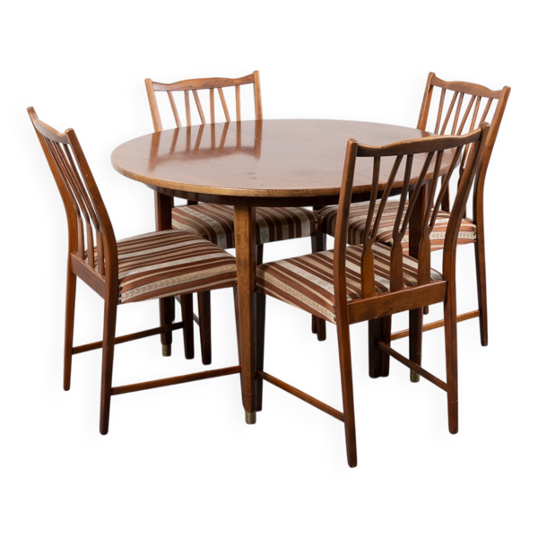 Modern Swedish dining set by Nils Jonsson for Hugo Troeds
