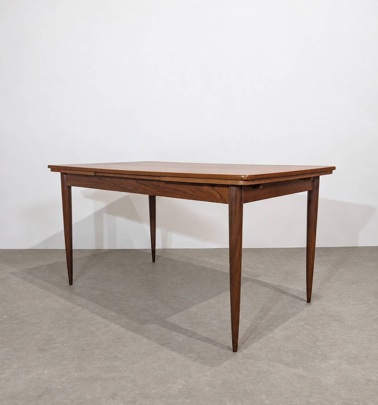 Table à manger scandinave vintage extensible en teck