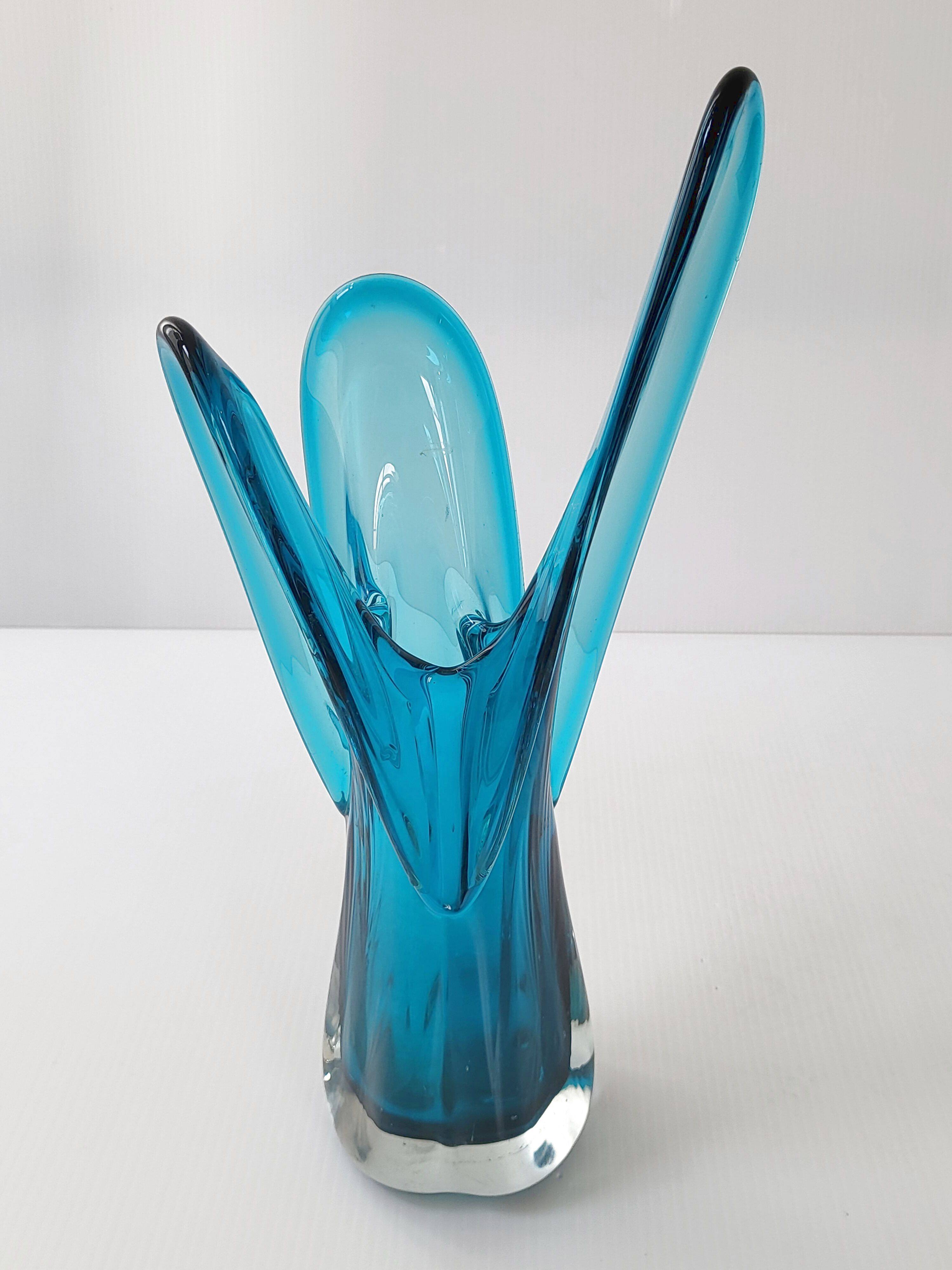 Vintage Murano glass vase 1960
