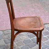 Bistro chair bar restaurant beech with slatted backrest