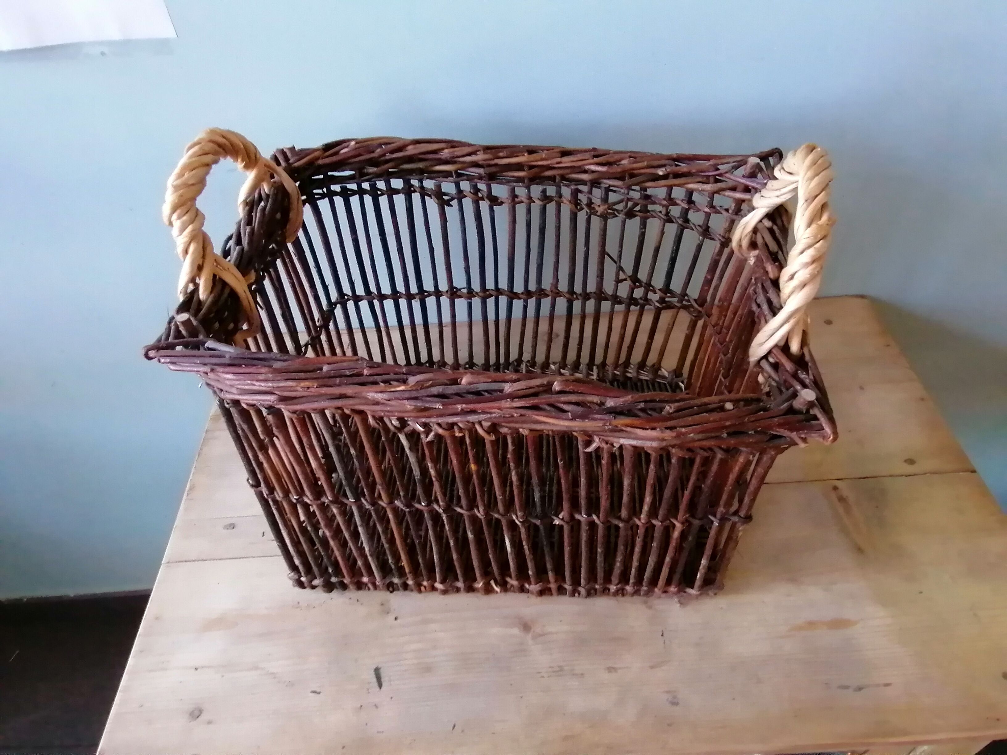 Wicker basket, rattan