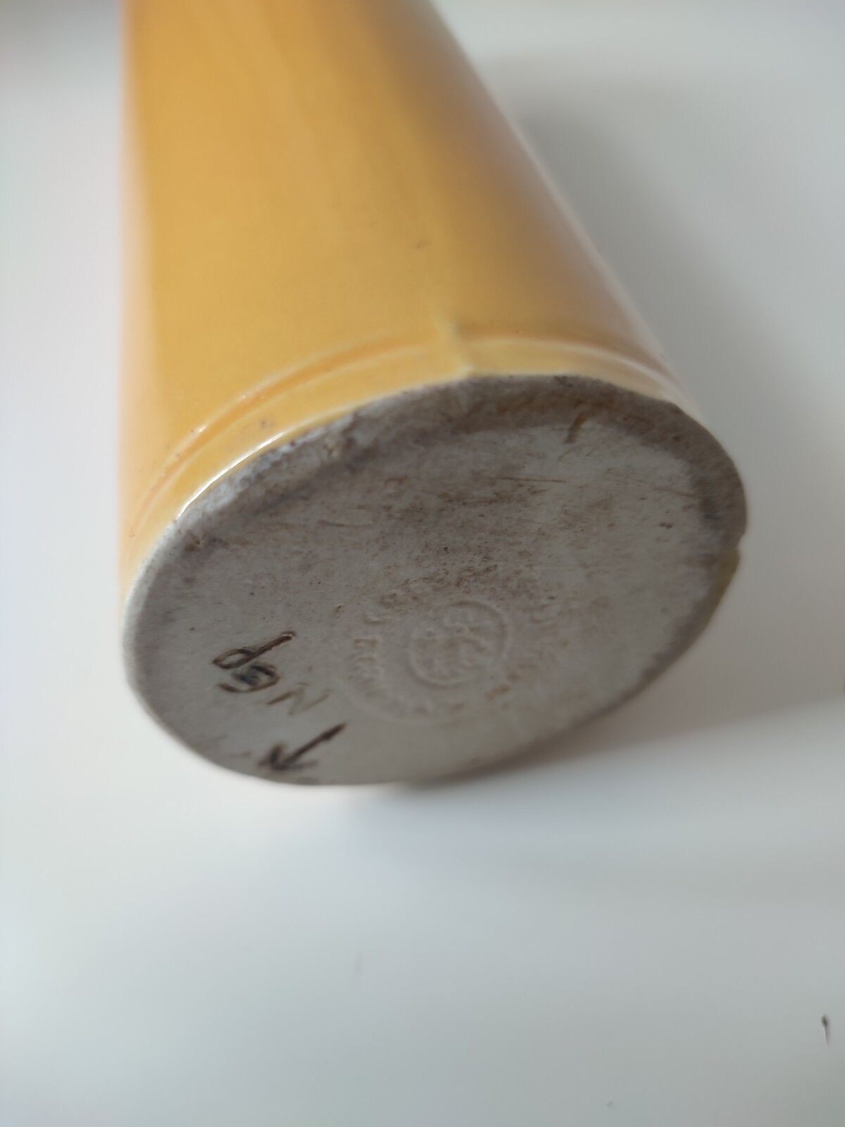 Digoin glazed stoneware bottle