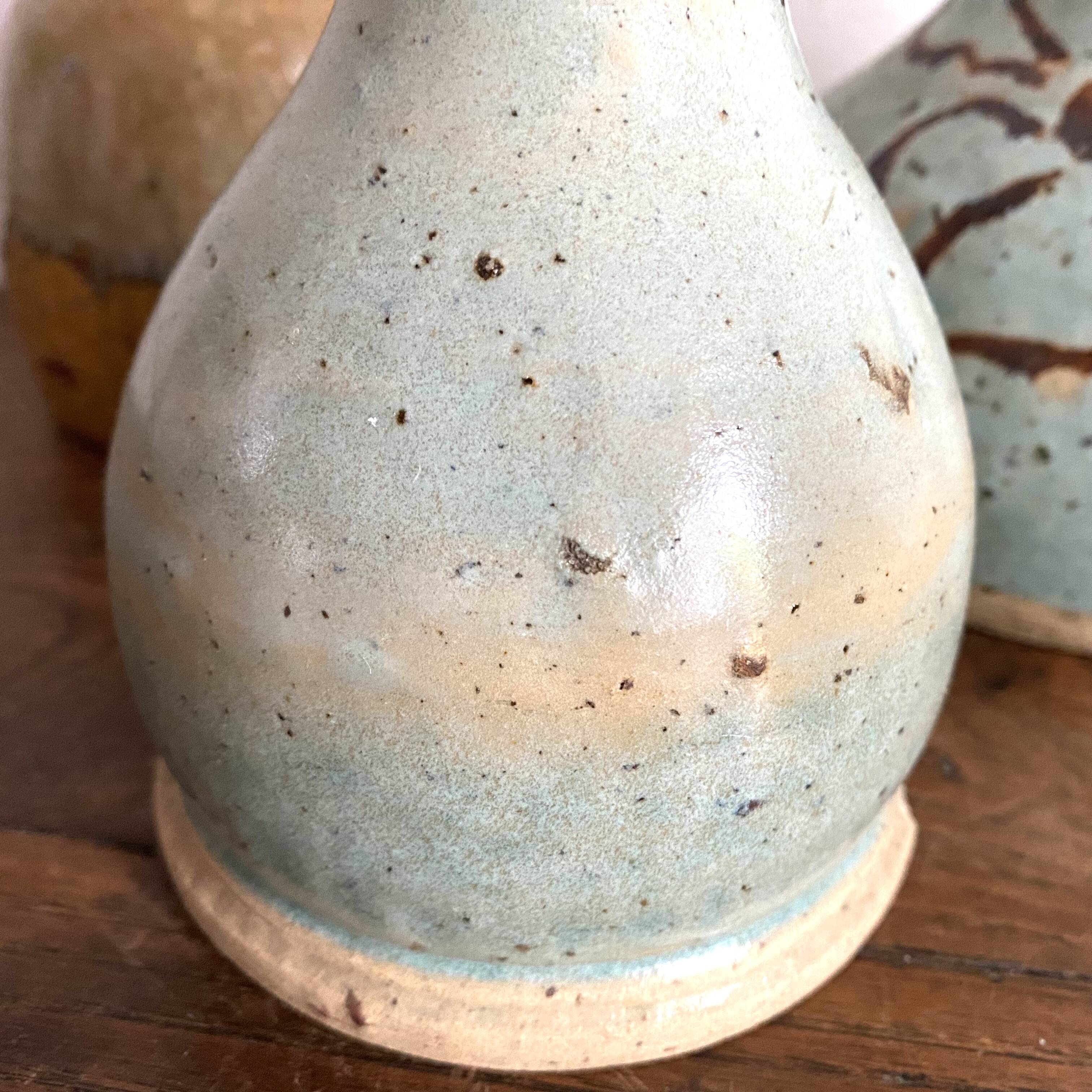 matching signed ceramic lamp bases