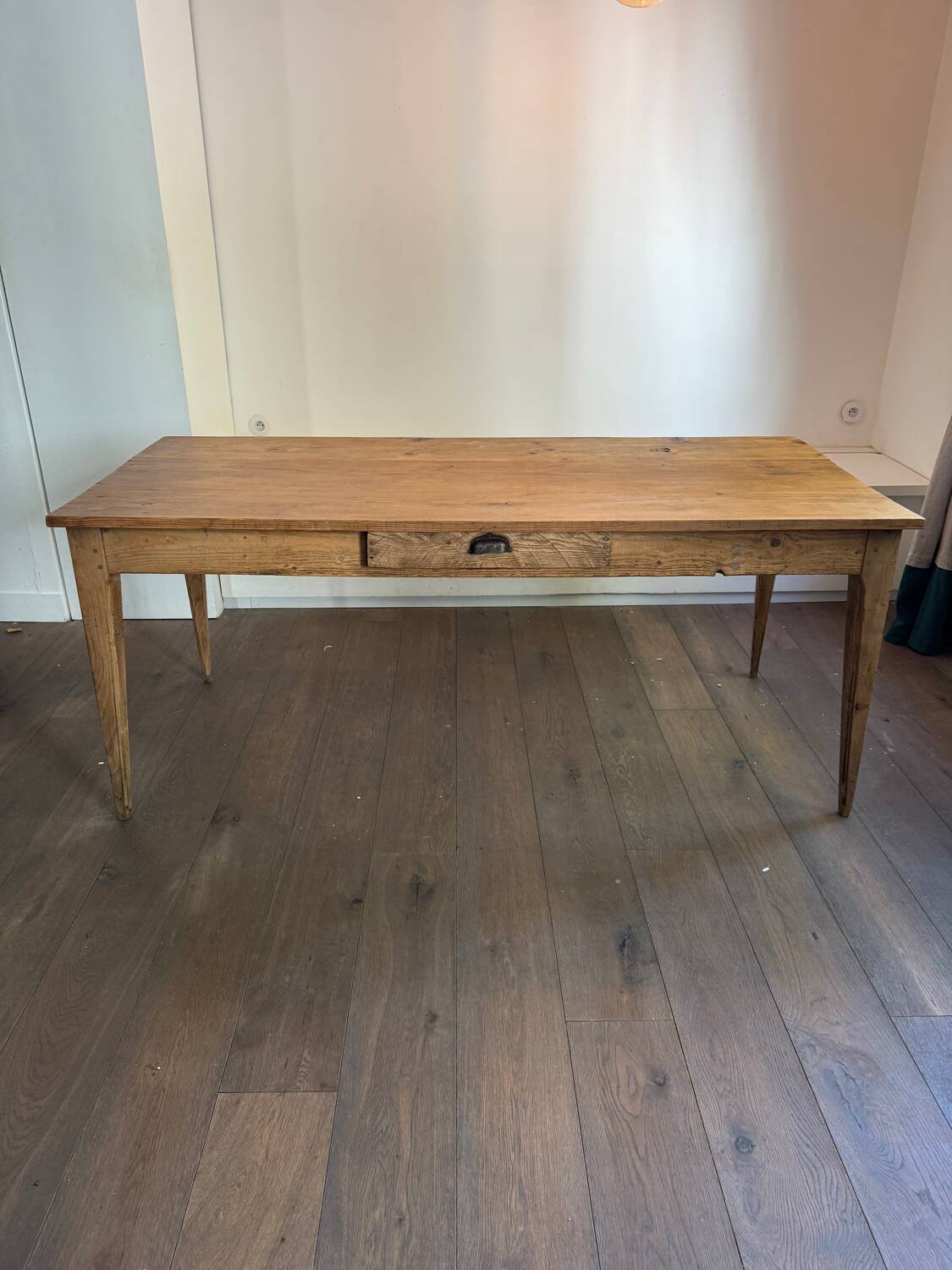 Solid oak farmhouse table