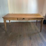 Solid oak farmhouse table
