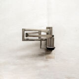 Steel Wall Lamp by Goffredo Reggiani for Reggiani, Italy, 1970s