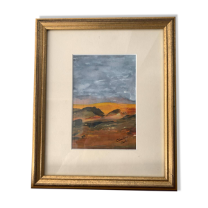 Lithographie numérotée - paysage