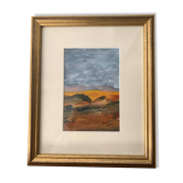 Numbered lithograph 18/23 - Christiane CONTRI - Abstract Landscape