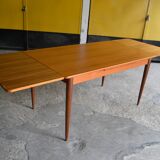 Scandinavian vintage teak extendable table