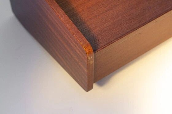 Teak wall shelf bedside - Denmark 1960s