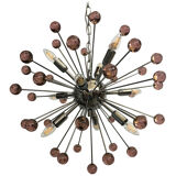 Ametista “star” murano glass sputnik chandelier