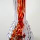 Glass vase, Italian design, 1970s, made in Italy