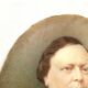Miniature painted,  signature to identify nineteenth century man