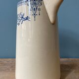 Pitcher 1900 in Earthenware St Amand and Hamage