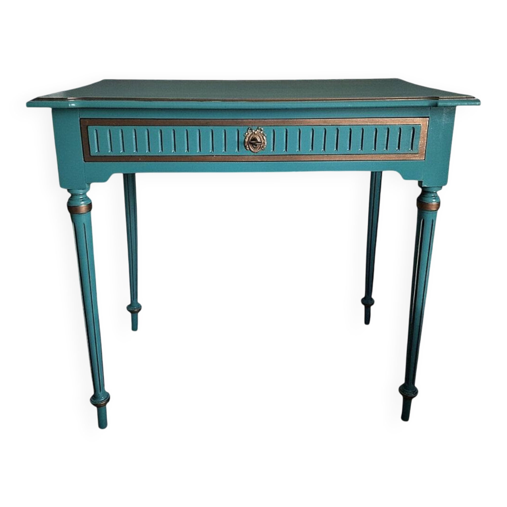 Small Louis XVI blue desk Sarcelles