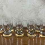 Carafe and 7 liqueur glasses
