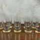 Carafe and 7 liqueur glasses