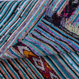 Tapis kilim boucherouite 131x216cm