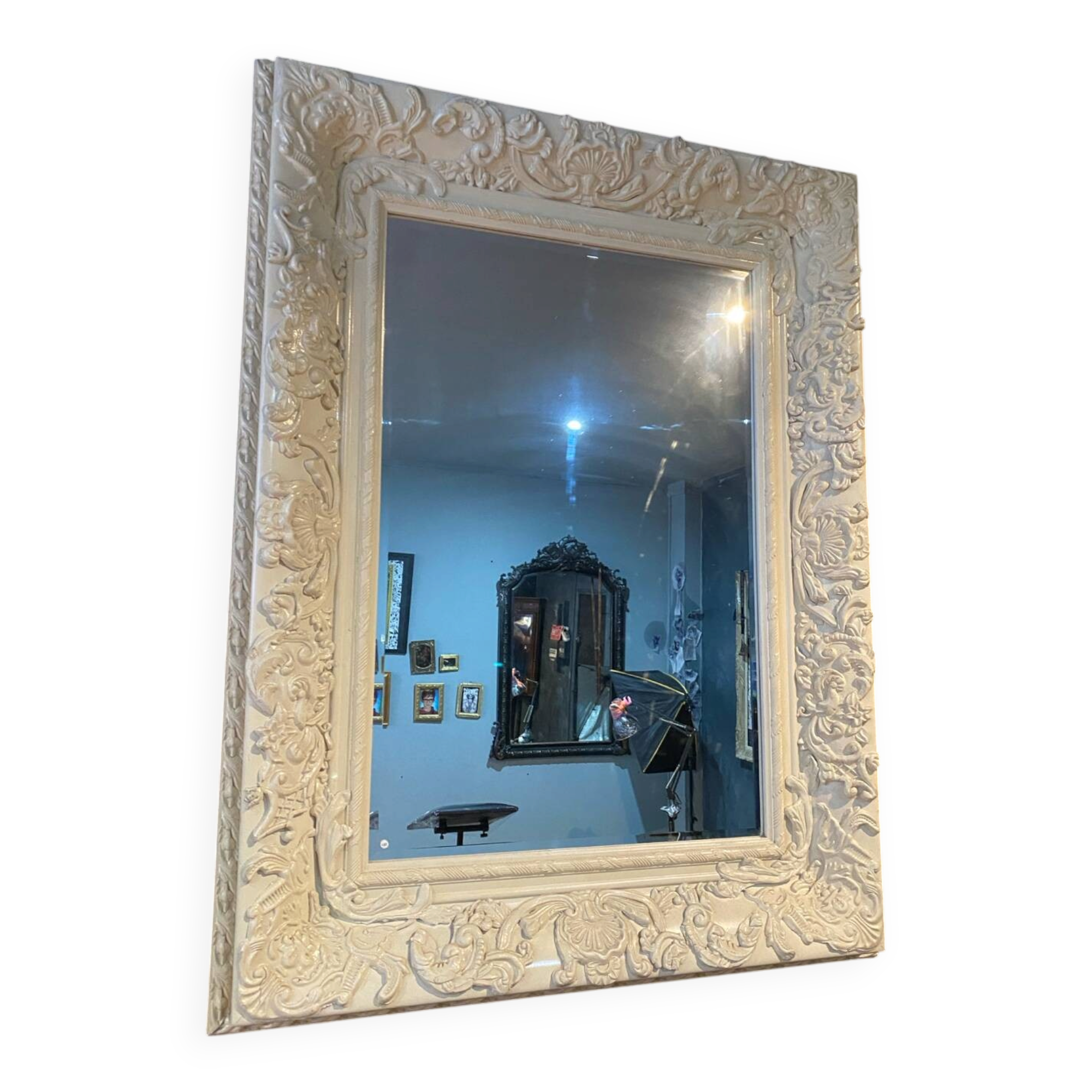 Large white mirror Kare Design