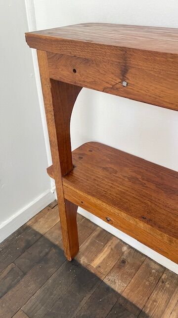 VINTAGE Solid Oak SHELF
