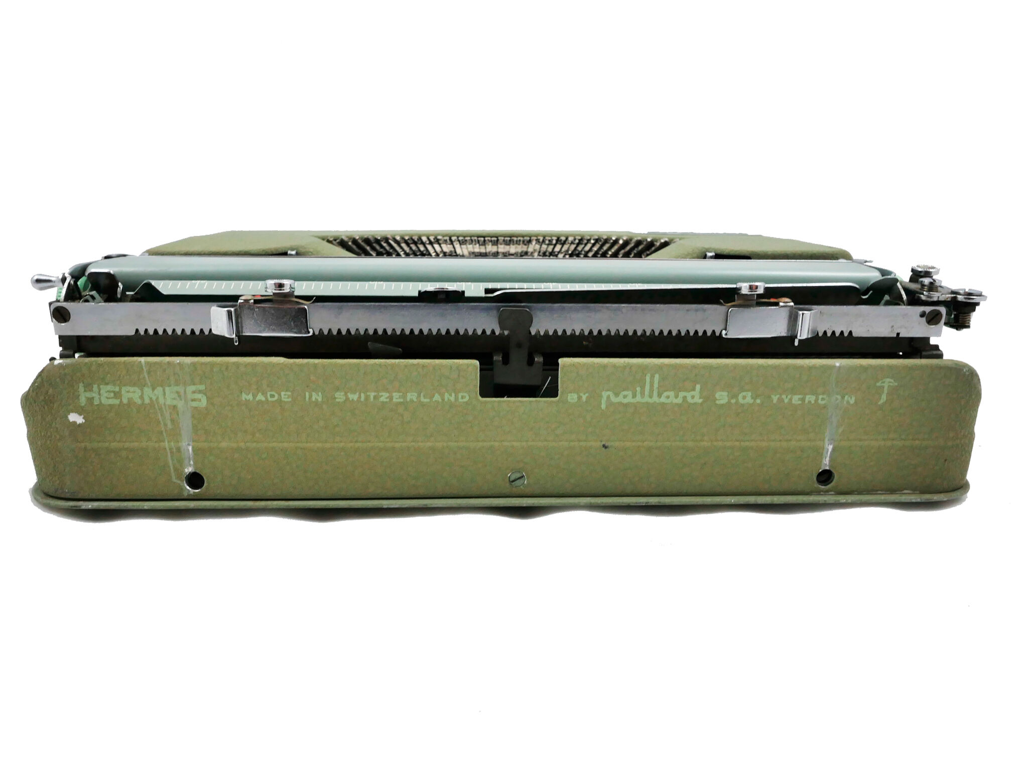 Hermes Baby green sage typewriter