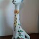 Vase, dog in vintage ceramic