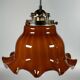 60s 70s Peill & Putzler Germany Ceiling Light Glass Space Age Design
