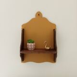 Antique wooden wall shelf