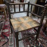 Fireplace corner armchair