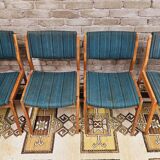 Set of 4 Scandinavian chairs 1960