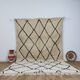 Handmade wool Berber rug 317x 184 cm