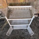 Lot 3 meubles commodes rotin blanc vintage