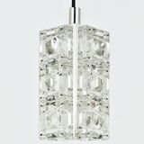 Bakalowits Vienna, up to three faceted crystal pendant lamps, Austria, 1960s