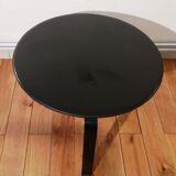 Table basse vintage en cuir