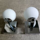 Space age wall lights