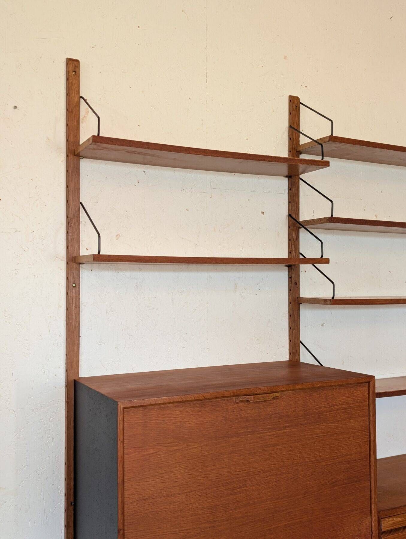 Teak wall unit by Poul Cadovius from the 1960s.