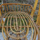 Serving rattan on wheels of the 50s, 60s
