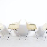 4 fauteuils DAX Eames années 60' Herman Miller mobilier international