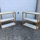Pair of shelves in the style of André Sornay