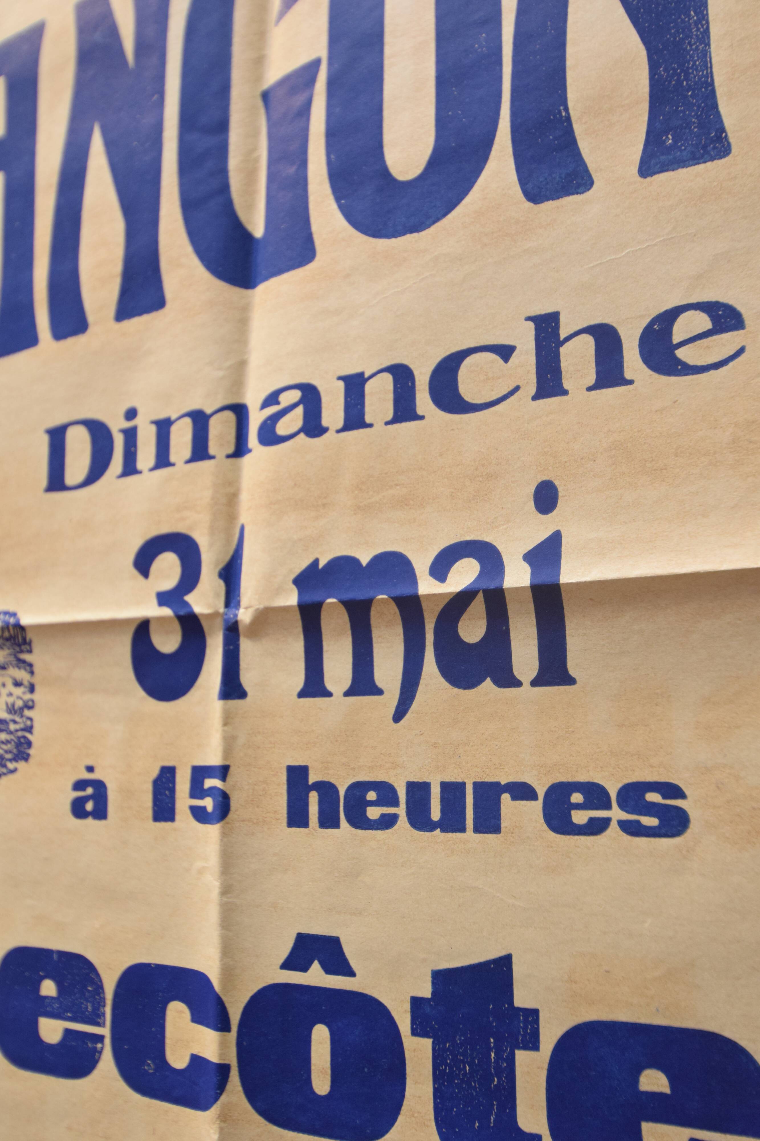 Poster "Langon Races" - 1930s